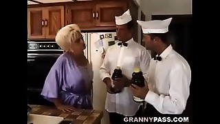Experience the thrill of voyeurism as a group of friends stumble upon a granny's death and engage in passionate sex nearby.